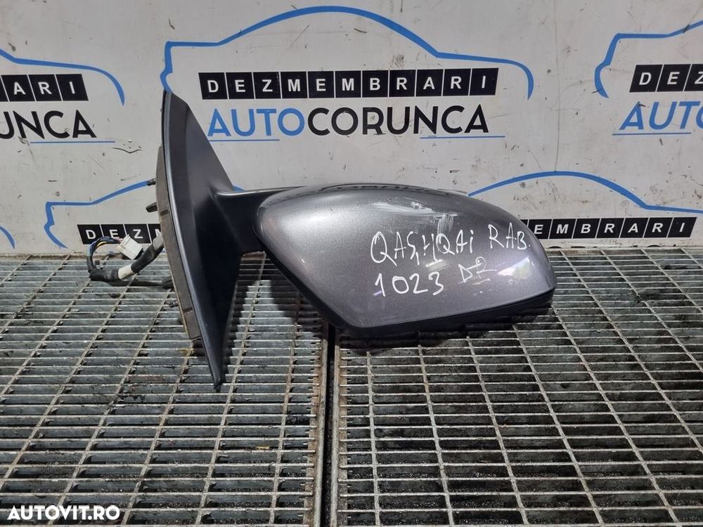 Oglinda dreapta Nissan Qashqai J11 2013 - 2017 4 Usi GRI (1023) Rabatabile FISURAT ... - 4