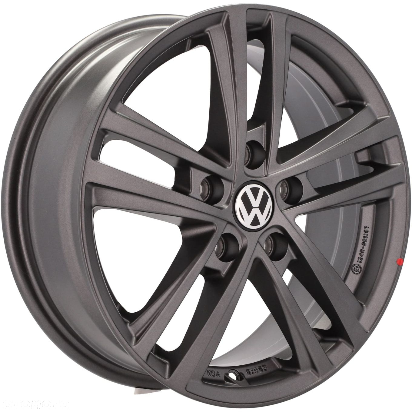 4x Felgi 16 OE TUV m.in. do VW Caddy Golf 7 8 Passat B7 B8 Sharan Troc Tiguan Touran - SE026016 - 2