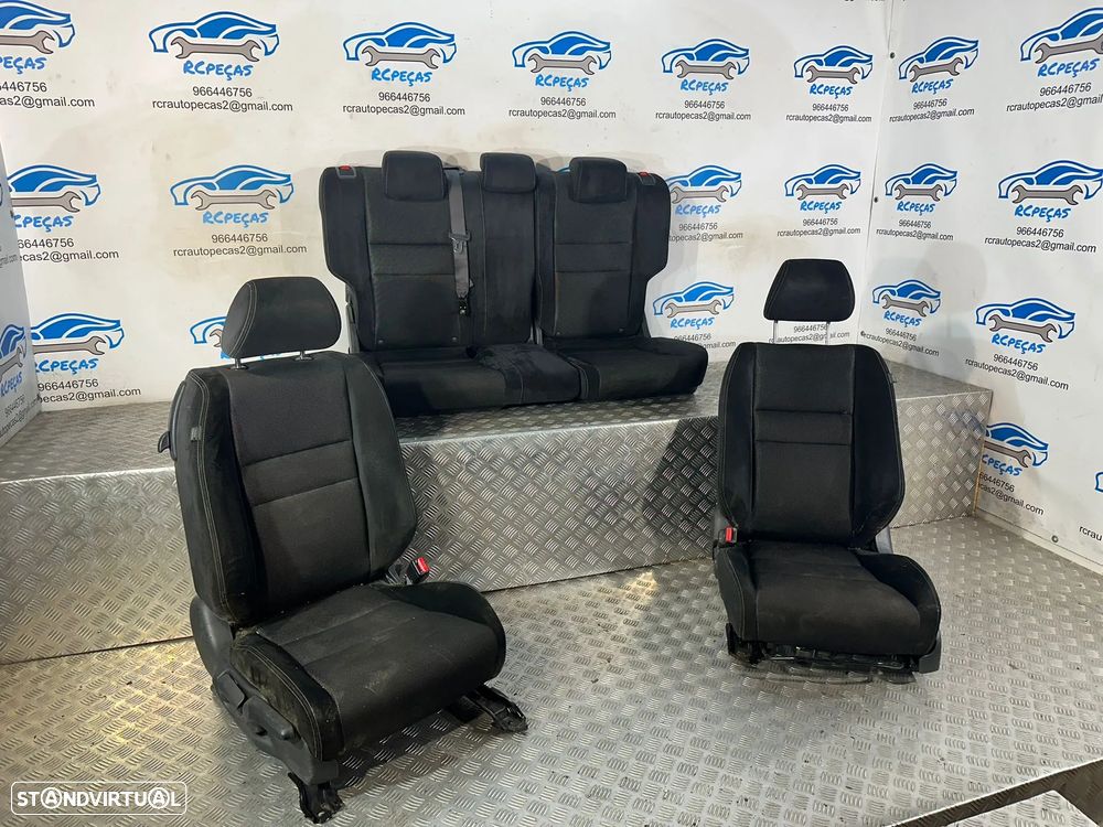 Conjunto Bancos Tecido Alcântara Frente Frontais Tras Traseiros Honda Civic Sport FK FB FG 2011 - 2017 - 3