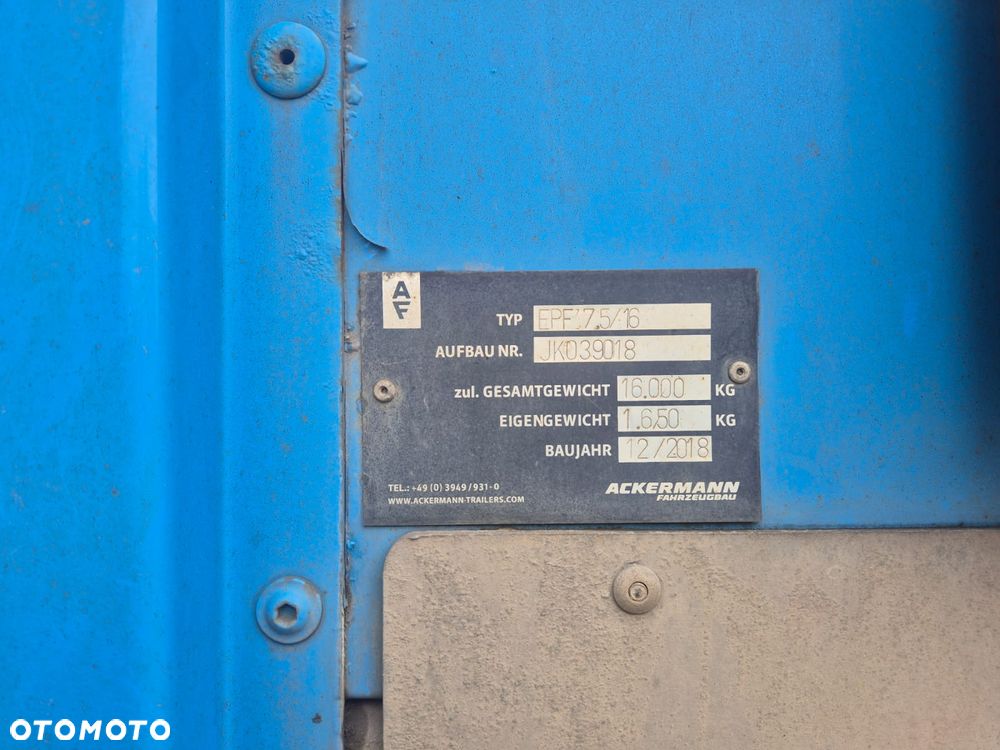 Krone Platforma 7,45 Ackermann - 20