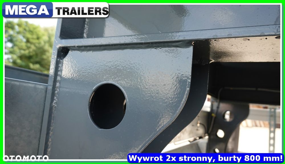 Mega 25 m³ wywrotka - platforma, 2-stronna, HARDOX 450 !!! - 25