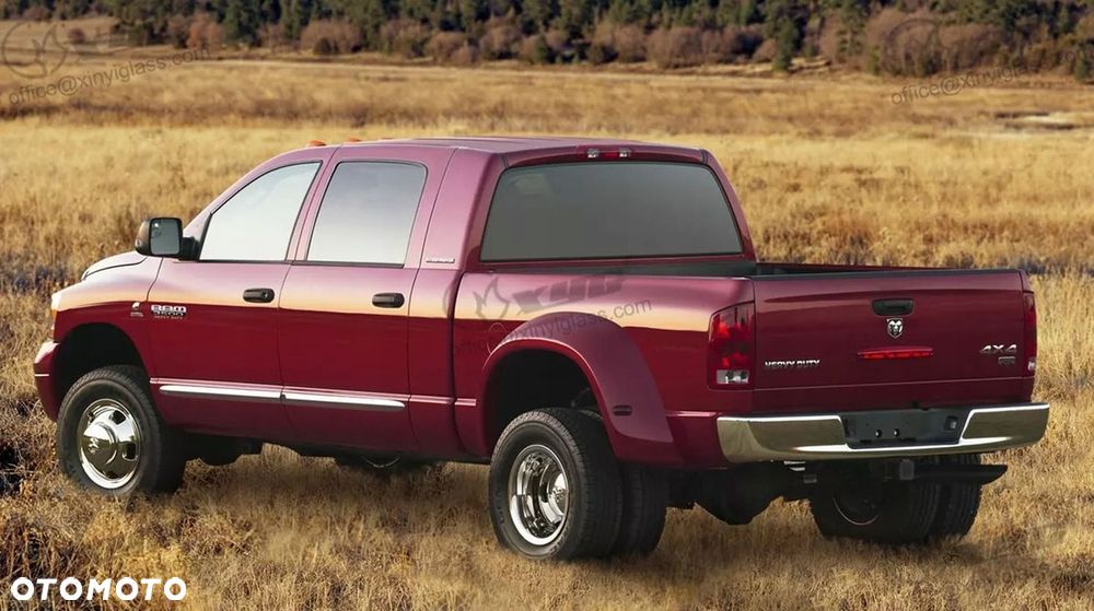 SZYBA TYLNA DODGE RAM 2D/4D 2003-2009 CIEMNA STAŁA GRZANA - 2