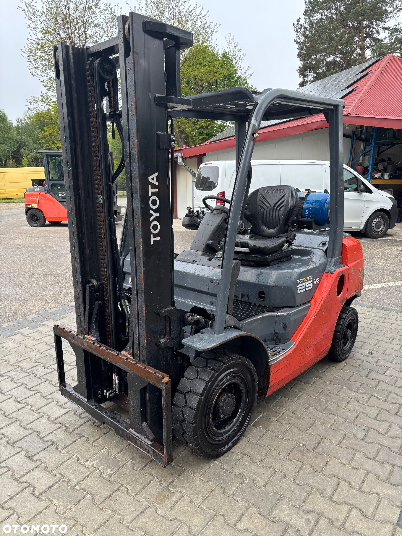 Toyota 8fdf25 8fd25 2,5t klima przesuw pozycjoner - 3