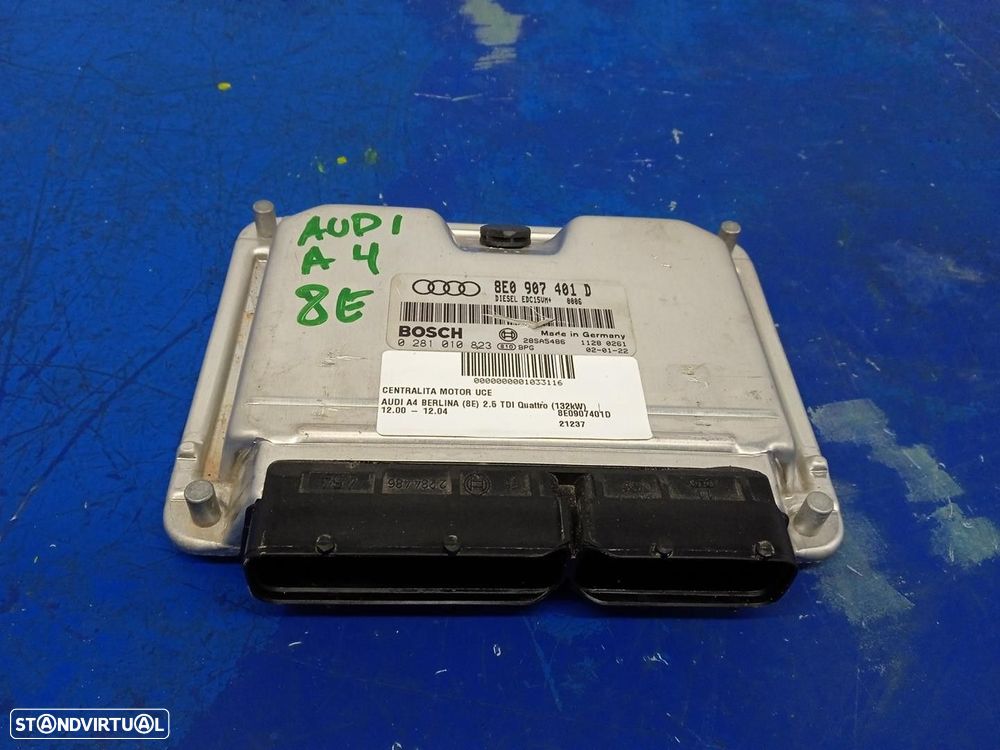 CENTRALINA MOTOR UCE AUDI A4 2002 -8E0907401D - 4