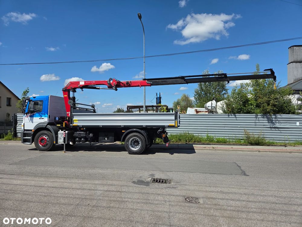 Mercedes-Benz AXOR 1824 // HDS HMF 1420-K3 3 WYSUWY + PILOT // NOWY KIPER // ŻURAW DŹWIG CRANE KRAN - 6