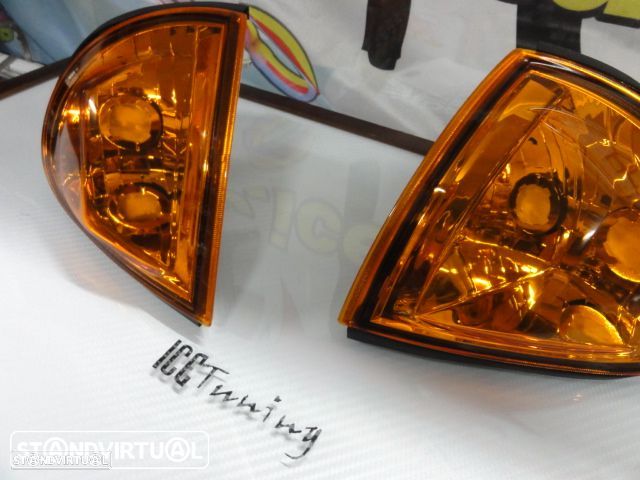 Piscas frontais + lâmpadas de pisca diaden vision para Honda CRX Del Sol 1992-1997 fundo Laranja EURO LOOK - 5