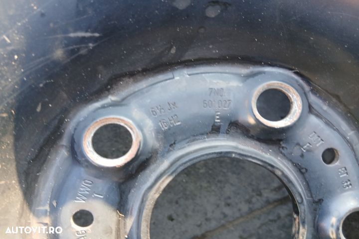Janta tabla cu anvelopa 16 205/60 R16 7N0601027E 61/2JX16H2 ET33 205/ - 4