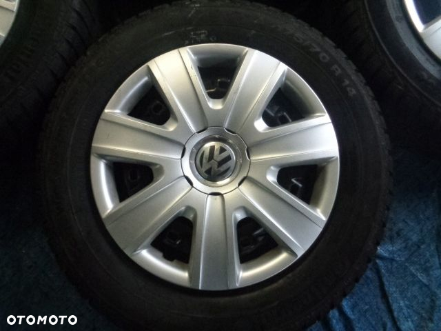 4X KOŁA 14 VW 5X100 ET35 CONTINENTAL 175/70R14 - 2