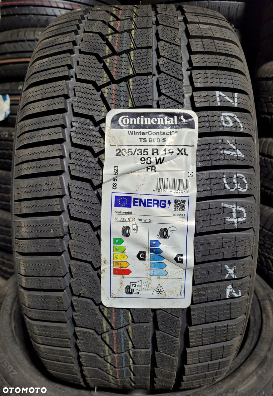 2x Continental WinterContact TS860S 265/35R19 98W XL Z619A - 3