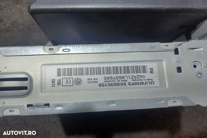 Radio cd 5K0035156 Volkswagen VW Golf 6 [2008 - 2015] Van wagon 5-usi - 4