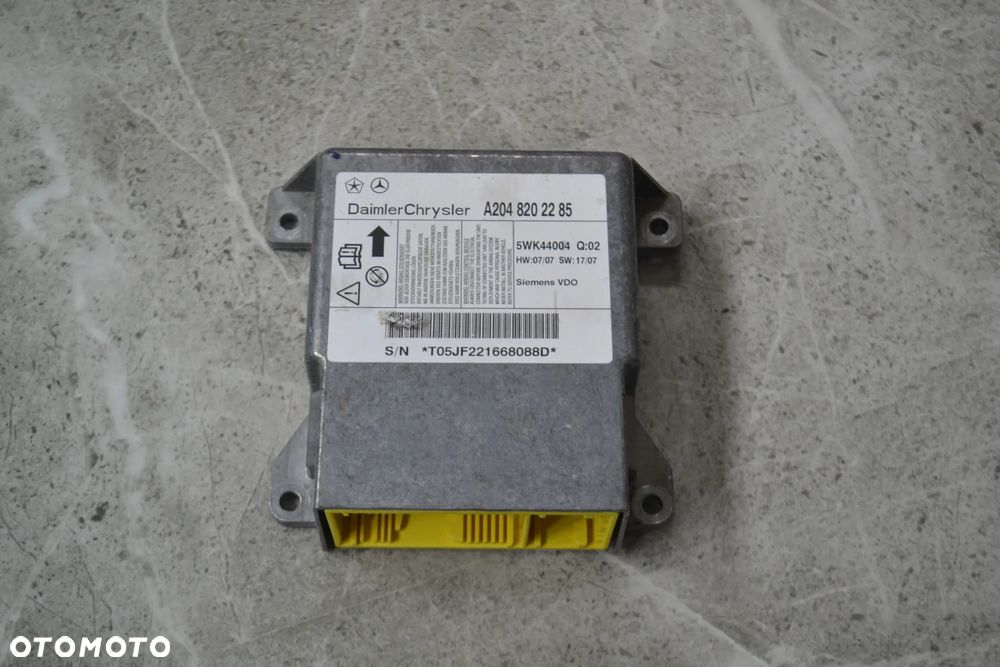 MERCEDES STEROWNIK PODUSZEK SENSOR AIRBAG 2048202285 - 1