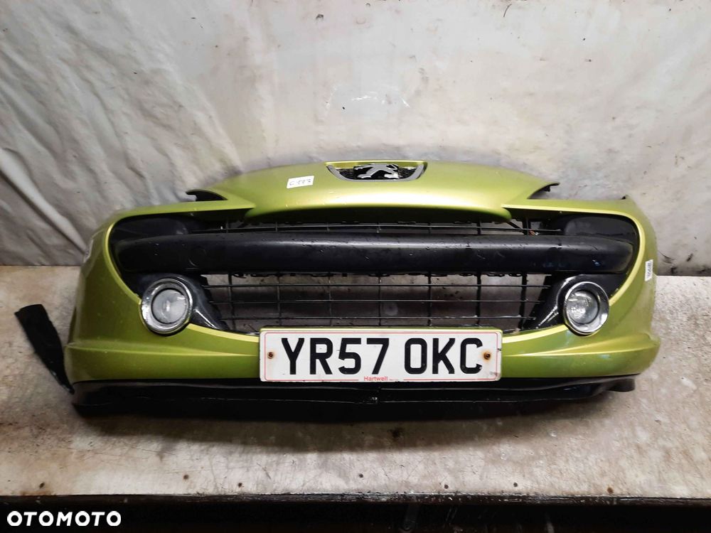 ^ ZDERZAK PRZÓD PRZEDNI DO PEUGEOT 207 URBAN MOVE KAR ŻÓŁTY HALOGENY