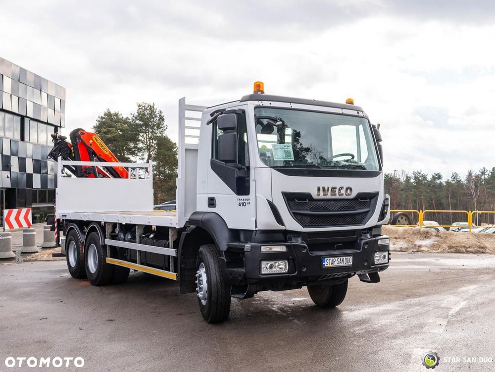 Iveco TRAKKER 410 6x4 Palfinger PK 18002 EH HDS Żuraw Rotator - 9
