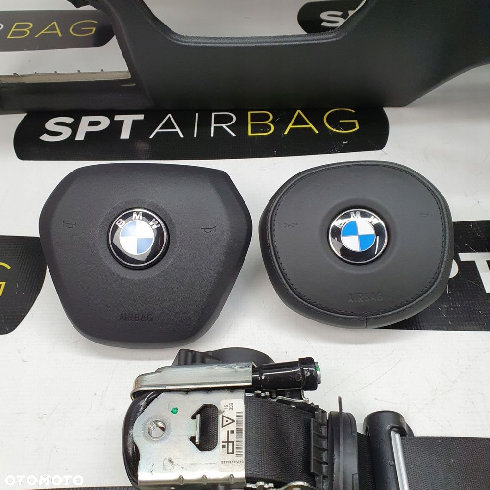 BMW SERIA 3 G20 G21 SERIA 4 G22 G23 G26 DESKA ROZDZIELCZA KONSOLA KOKPIT PULPIT PODUSZKI AIRBAG AIR BAG PASY KIT SET - 5