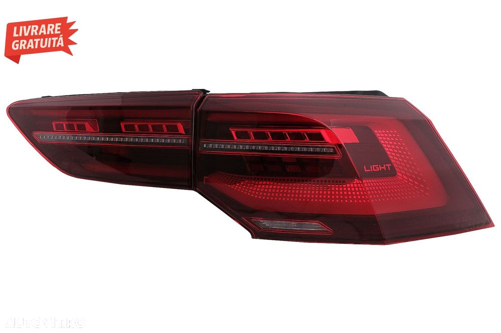 Stopuri Full LED VW Golf VIII Hatchback Mk8 MQB (2020-Up) cu Semnal Dinamic Secven- livrare gratuita - 15