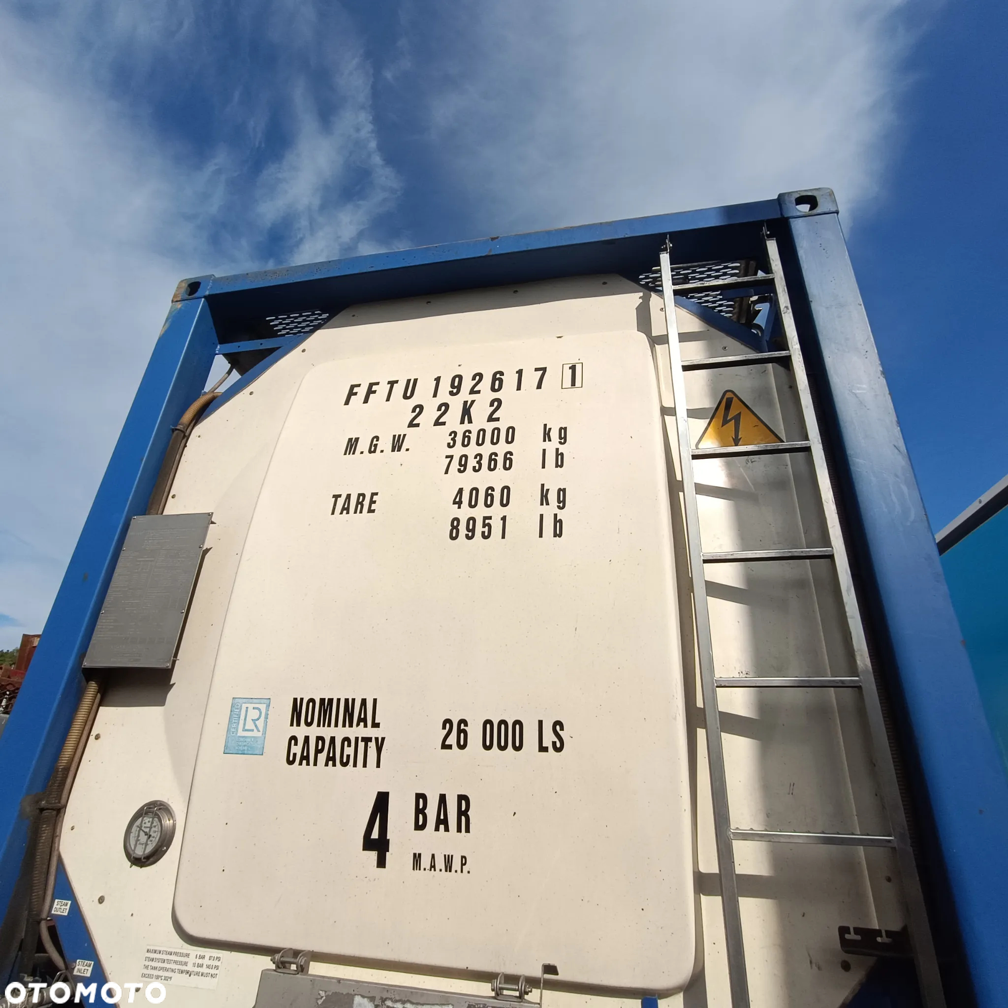 Van Hool 3-assige Tank kontener 26000 l Webasto L4BN - 4