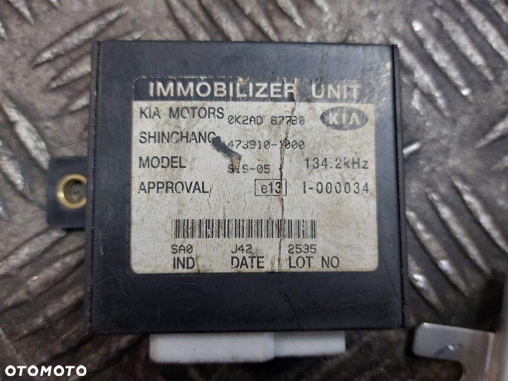 ZESTAW STARTOWY KIA RIO I 1.3 8V 39110-2X547 0K2AD677B0 95410-FD400 - 3