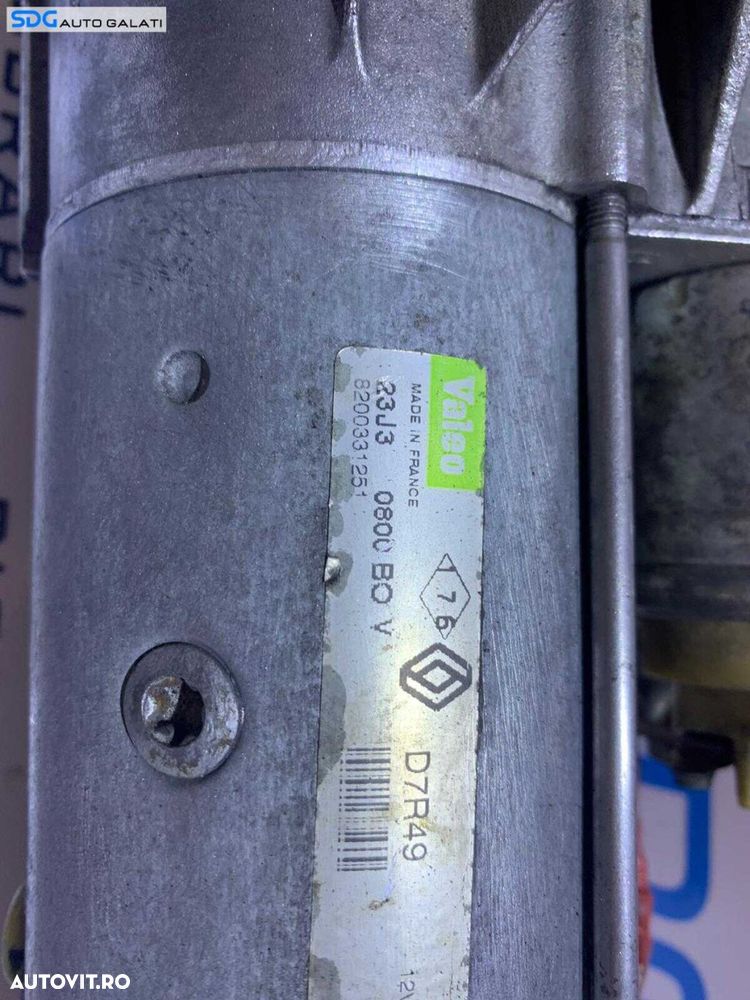 Electromotor cu 11 Dinti Cutie Manuala Renault Megane 2 1.9 dCi 2002 - 2008 Cod 8200331251 [B3310] - 3