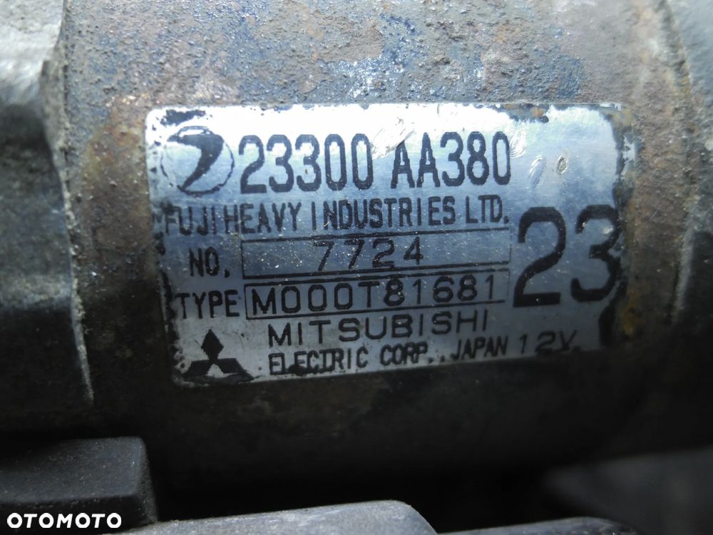 SUBARU IMPREZA I 2,0 ROZRUSZNIK 23300AA380 - 2