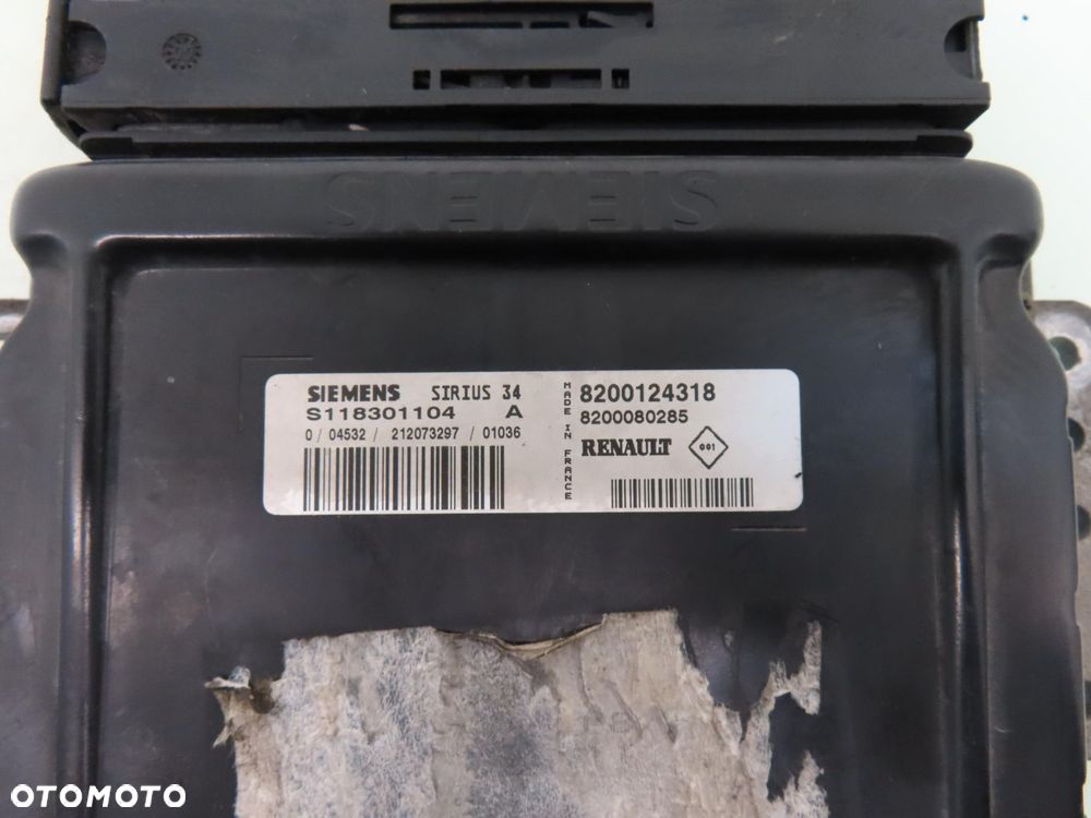 STEROWNIK RENAULT SCENIC I FL 1.4 16V S118301104A 8200124318 - 4