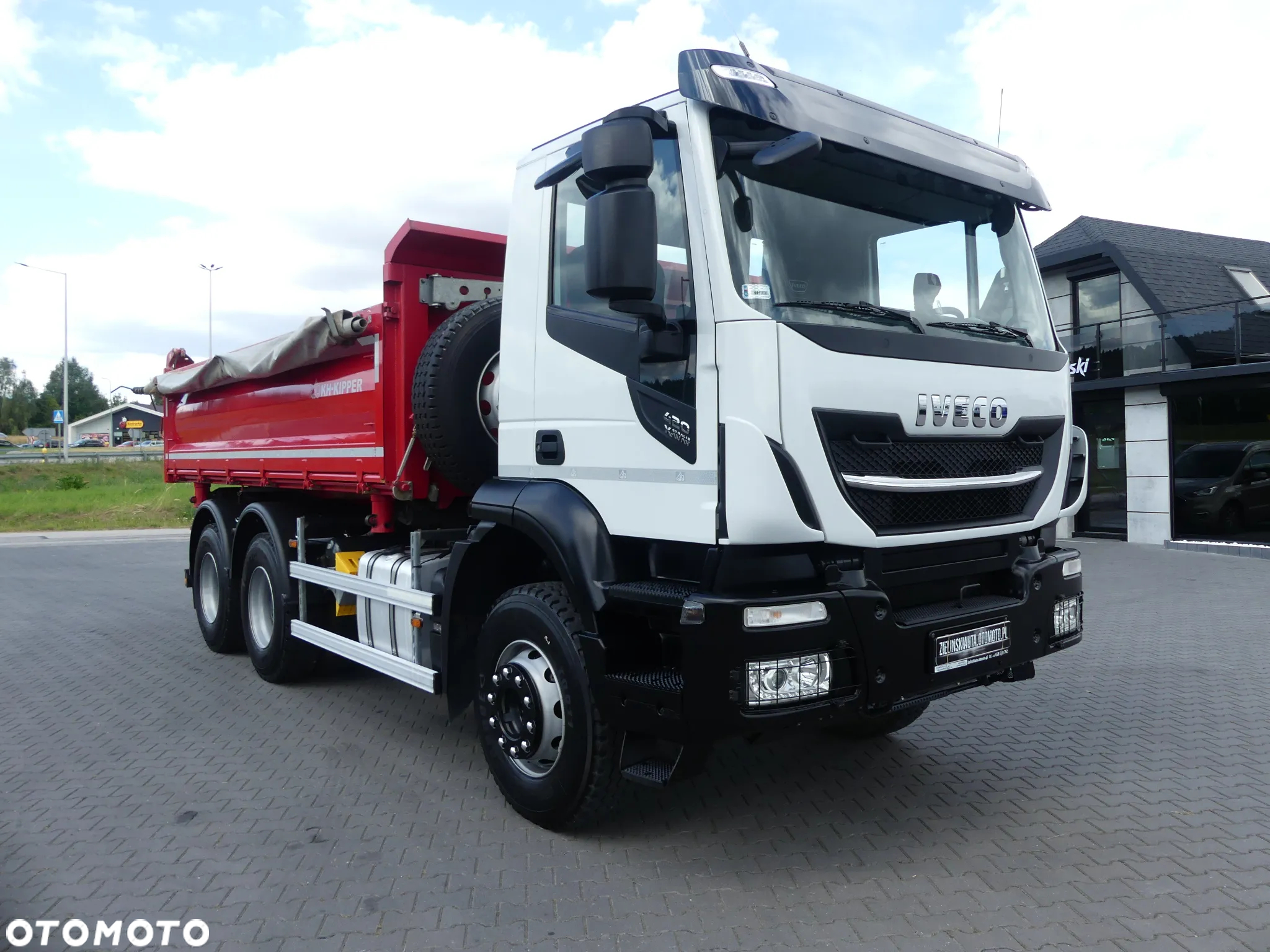 Iveco TRAKKER / X-WAY 420 / 6x4 / KH-KIPPER 3 STR / HYDROBURTA / WYWROTKA / - 14