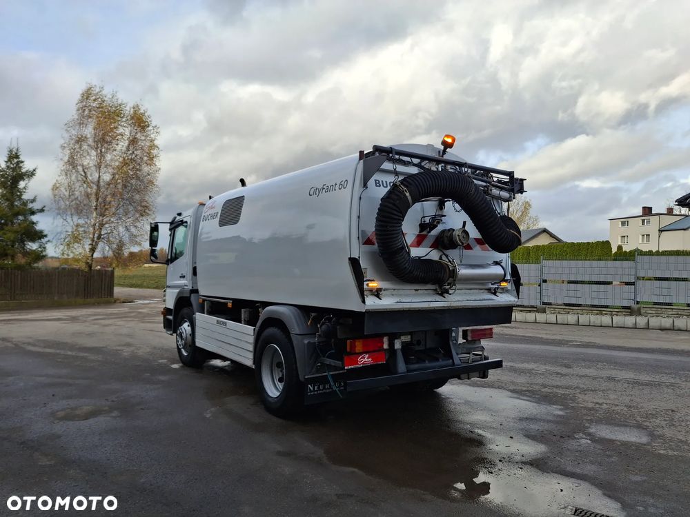 Mercedes-Benz Atego 1524 Zamiatarka BUCHER CityFant 60 2 Silniki Tylna Oś Na Poduszkach Rura Do Liści / Studzienek Zamiatarka Uliczna Sprzątanie Zamiatanie - 2