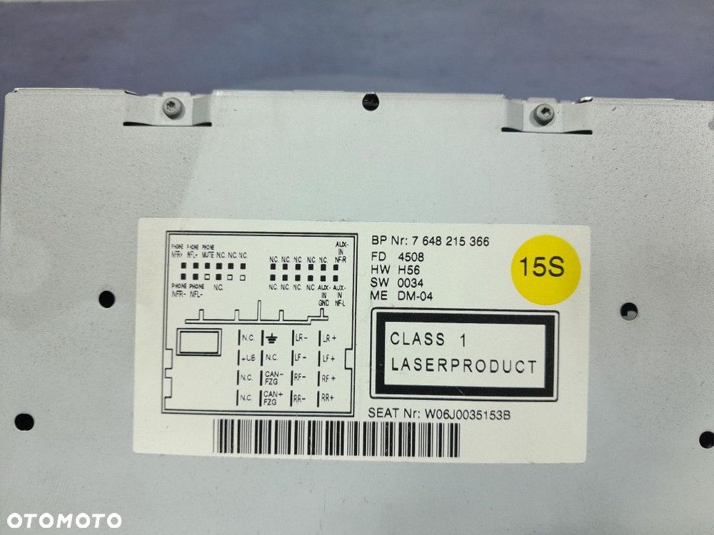 SEAT IBIZA IV RADIO ODTWARZACZ CD 6J0035153B - 9