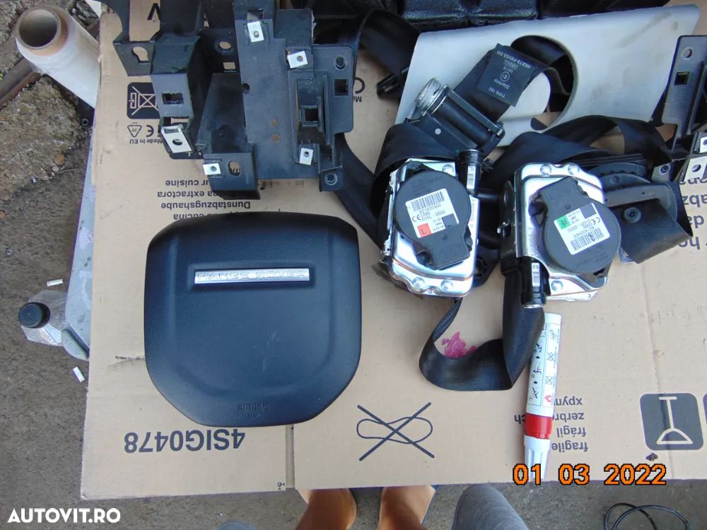 Plansa Bord Range rover Sport 2013-2019 airbag sofer pasager centuri fata - 2