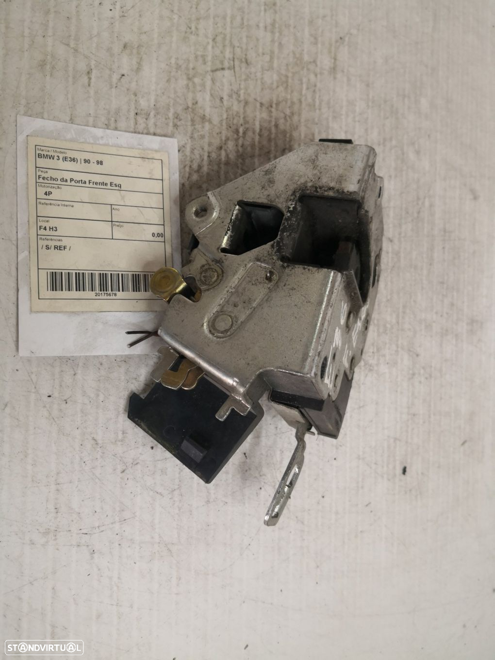 Fecho Da Porta Frente Esq Bmw 3 (E36) - 4