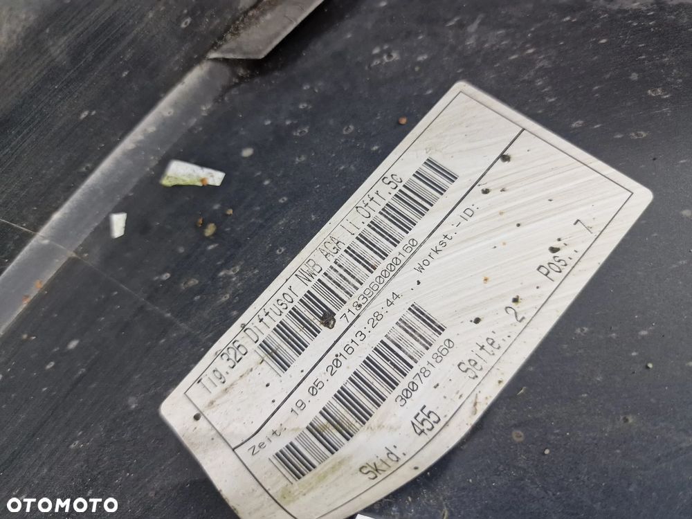 VW TIGUAN II 5NA 15- R-LINE ZDERZAK TYLNY TYLNI TYŁ + DYFUZOR POD HAK + ŚRODKOWY CHROM , NR 5NA807521C + 5NA807568G , NR AUKCJI DT872 - 28