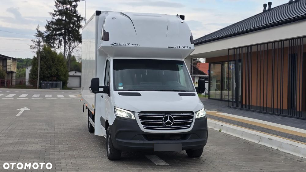 Mercedes-Benz SPRINTER 319 CDI 907 MAXI ❗️❗️ / AUTOMAT / ŁOPATKI / PODUSZKI PNEUMATYCZNE / KONTENER 10EP JEGGER / FULL OPCJA  / LEDY / XENON / WEBASTO / KONTENER MEBLOWY / RAMA / LAWETA / SALON POLSKA ❗❗ - 12