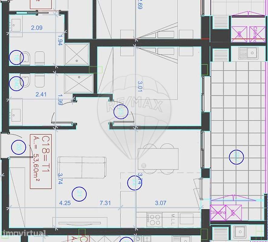 Apartamento T1 para venda - Grande imagem: 2/14