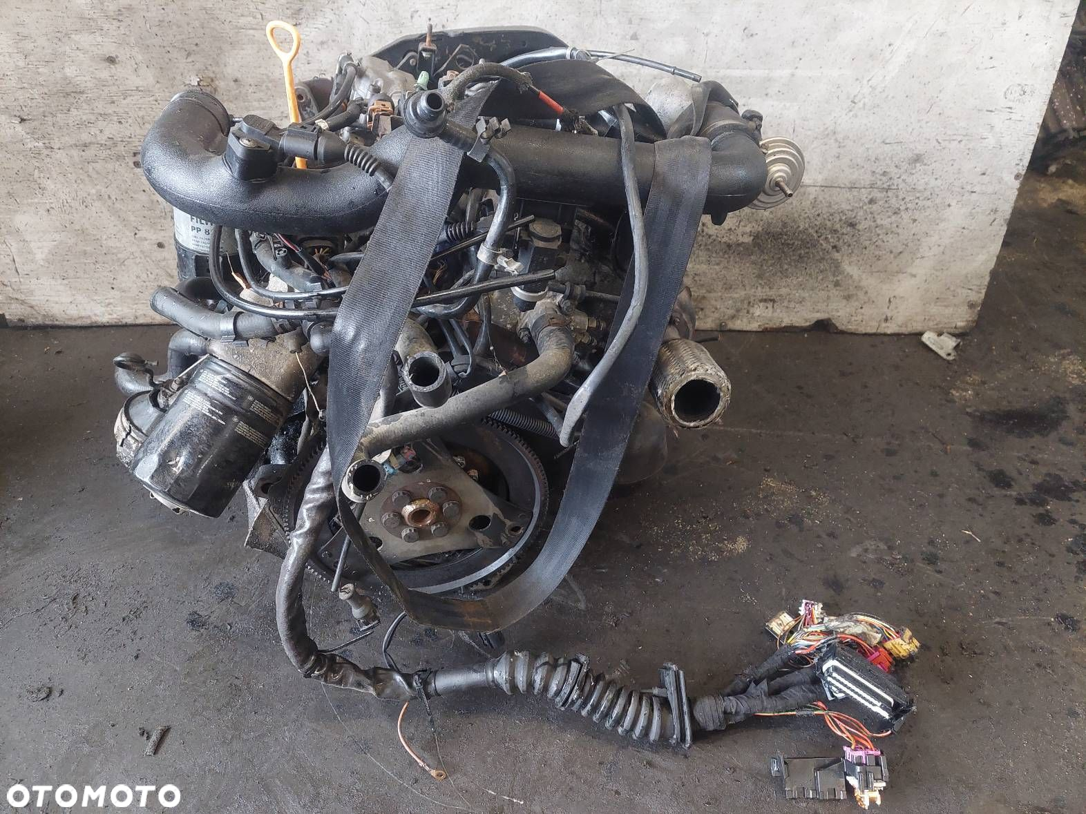 SILNIK DIESEL + POMPA WTRYSKI TURBO PASSAT B5 1.9 TDI AFN 028130115A - 5