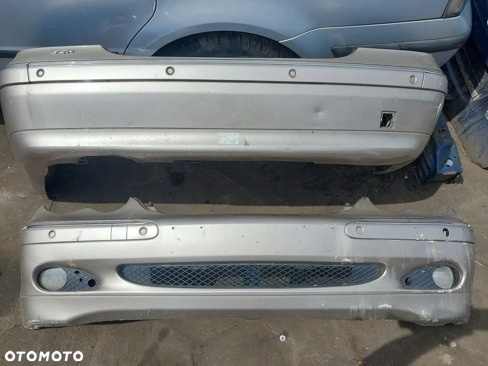 Zderzak przód tył kompletne czujniki PDC absorbery Mercedes Benz C klasa W203 sedan kolor 693 - 1