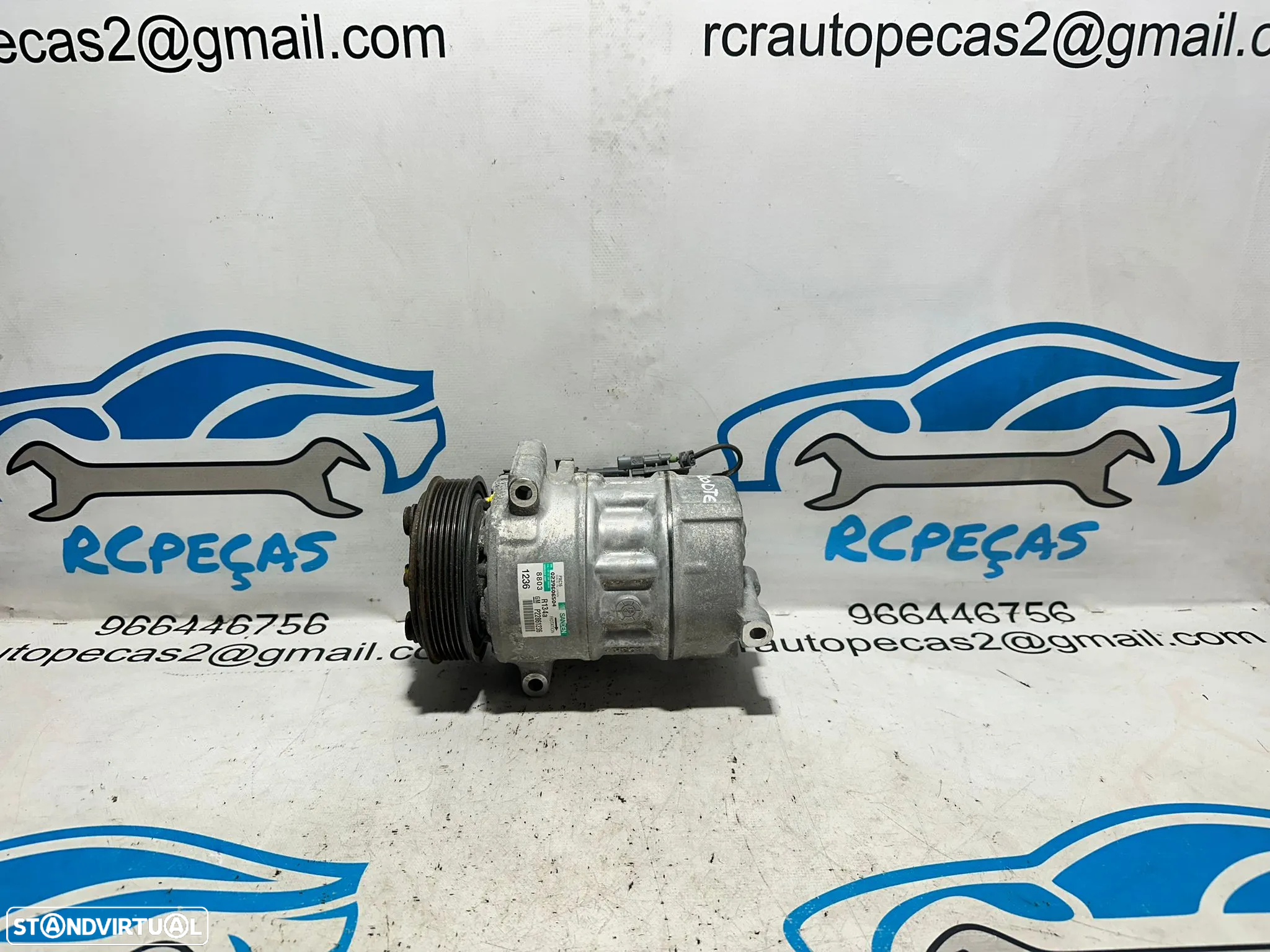 .Compressor AC Ar Condicionado GM Opel Insignia A 2.0 CDTi A20DTE SANDEN - 3
