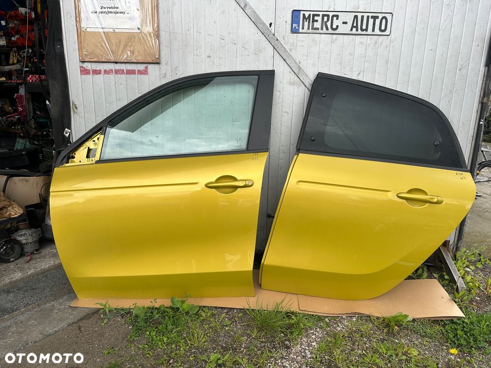 SMART 453  FORFOUR drzwi lewe czarne zlote szyba zamek podnośnik - 1