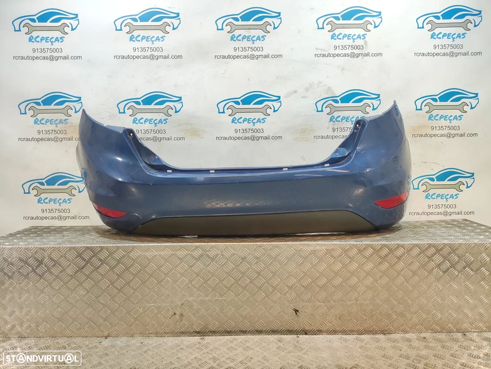 Parachoques Traseiro Original Ford Fiesta MK6 8A6117K823 2008 –  2017 - 1