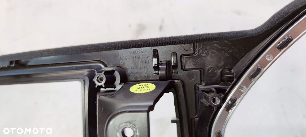RAMKA OBUDOWA LICZNIKA AUDI A6 C6 EU 4F1857115H - 7