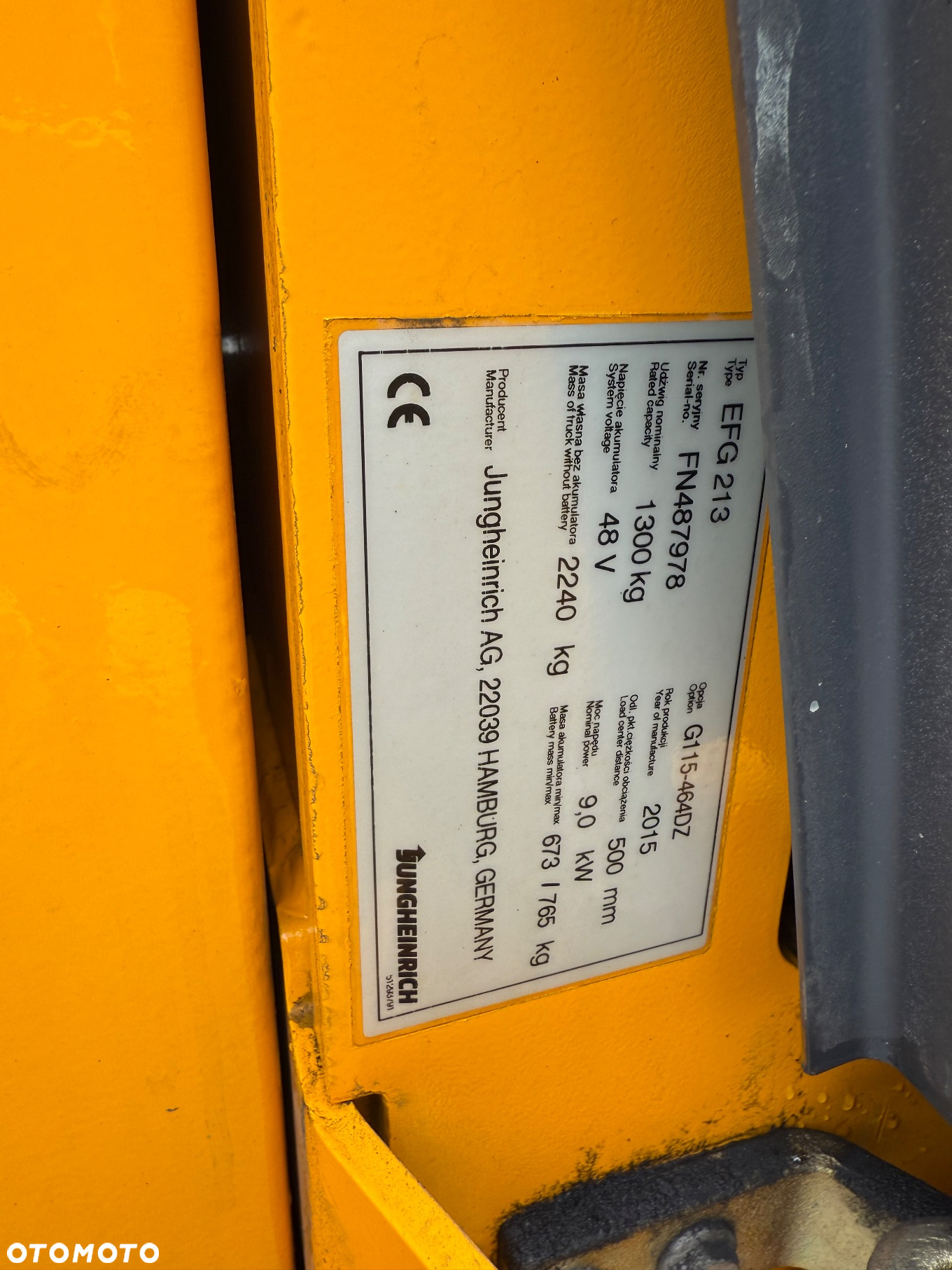 Jungheinrich EFG 213 - 7