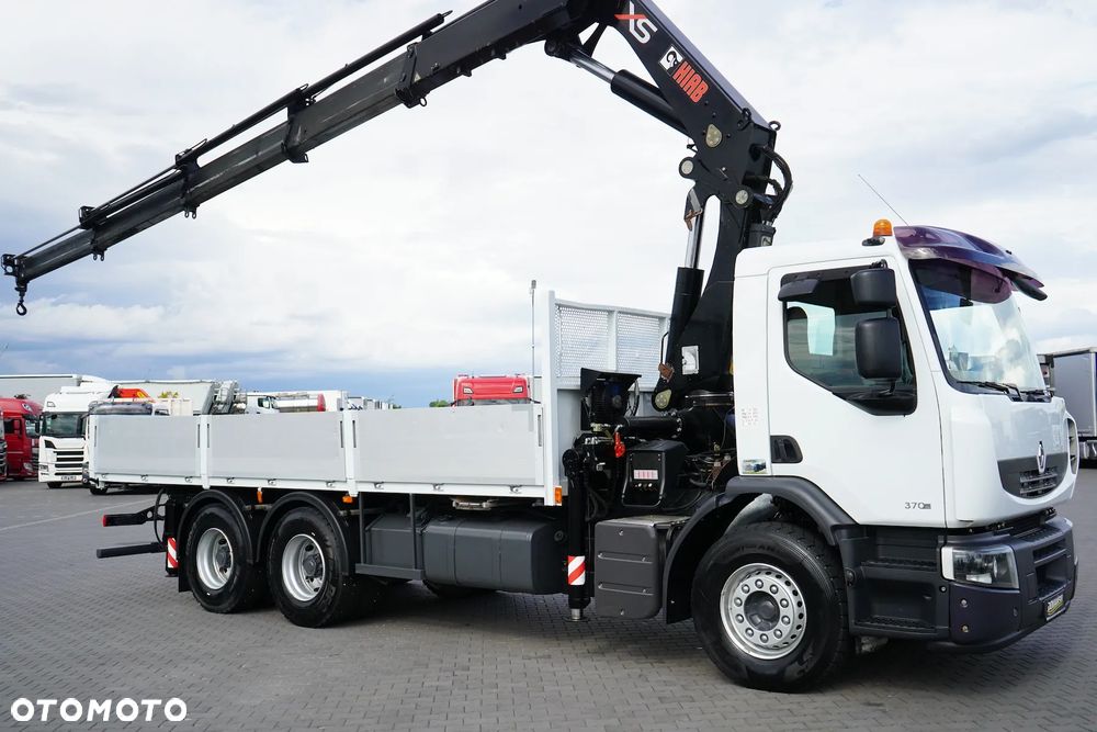 Renault PREMIUM / 370 / 6 X 4 / SKRZYNIOWY + HDS / HIAB 377 EP - 4 / PILOT - 21