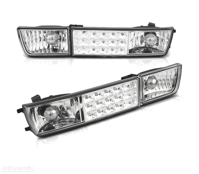 PISCAS FRONTAIS VOLKSWAGEN VW GOLF 3 VENTO CHROME CROMADO - 1