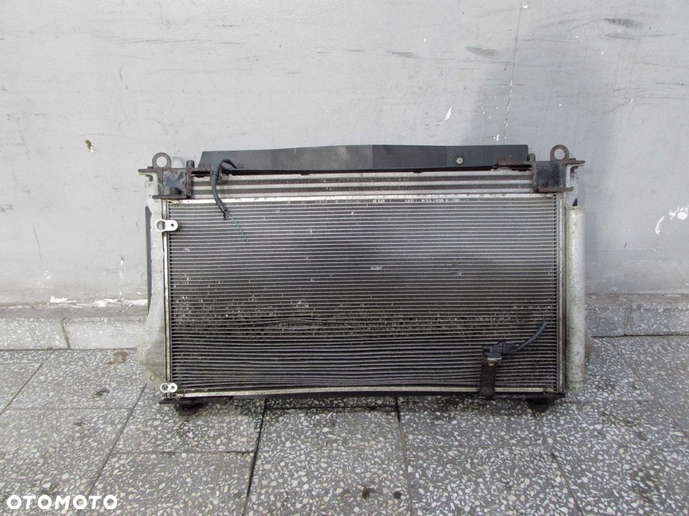 TOYOTA AURIS I D4D 06-12 KOMPLET CHLODNIC KLIMA INTERCOOLER WENTYLATOR 16040-0R050 - 1