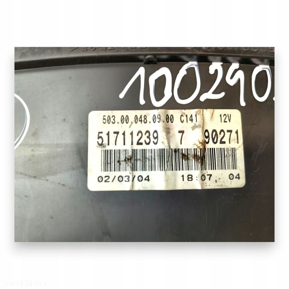 LICZNIK ZEGARY 51711239 Fiat Panda II 1.2 8V Benzyna 100 240km europa - 2