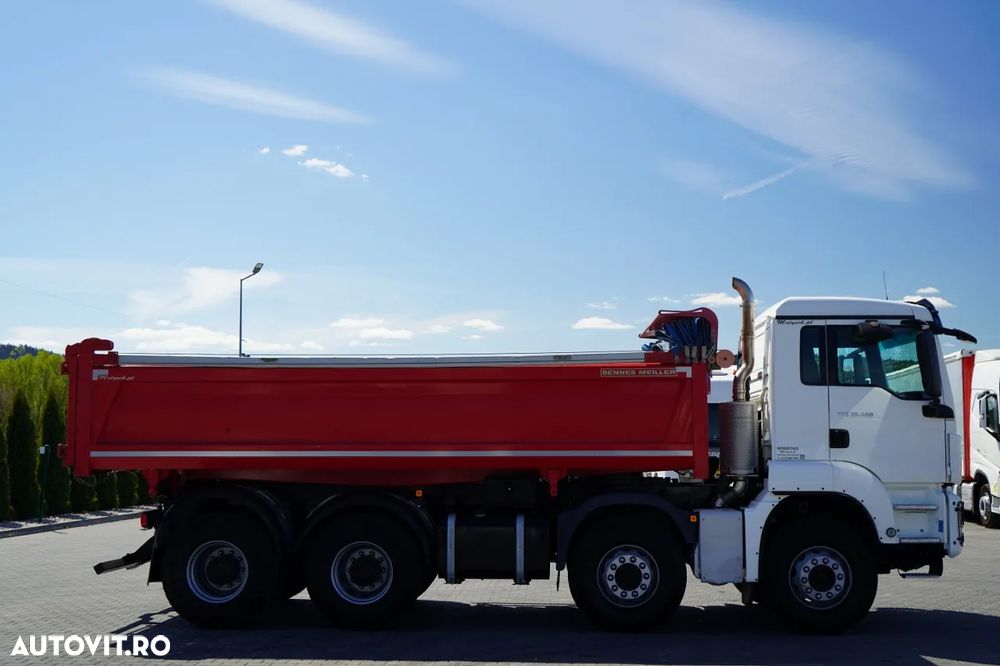 MAN TGS 35.460 / 8X4 / BASCULĂ CU 2 BENZI / BORDMATIC / MEILLER KIPPER / AUTOMATĂ / EURO 6 - 20