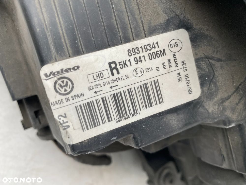 lampy golf 6 valeo H7 komplet eu całe - 7