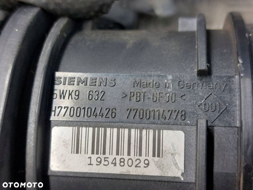 OBUDOWA FILTRA POWIETRZA + PRZEPŁYWOMIERZ RURA POWIETRZA CARISMA I 1.9 DID - 6