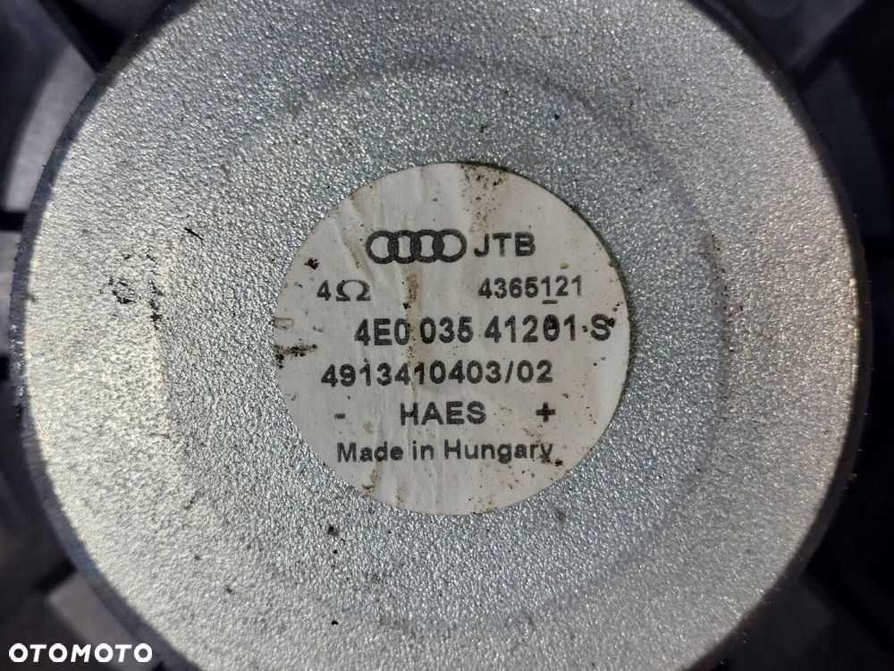 SUBWOOFER GŁOŚNIK WZMACNIACZ AUDI A8 D3 4E0035223D 4E0035412 4E0035411 - 4