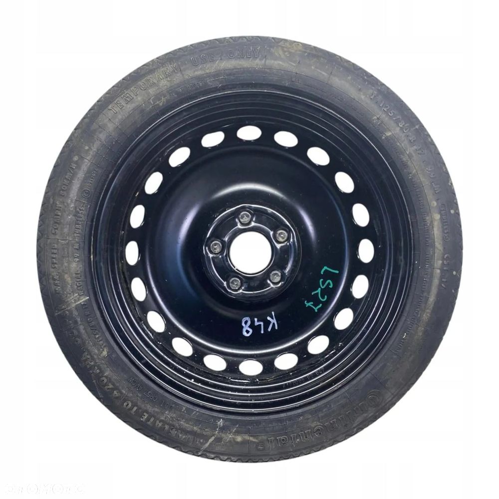 KOŁO DOJAZDOWE MERCEDES CLK W208 W209 C-KLASA W203 125/80R17 5X112 - 4