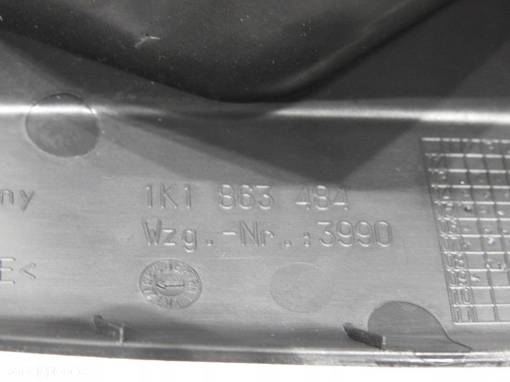 NAKŁADKA LISTWY PROGU PRAWA VW GOLF VI 1K1863484 - 6