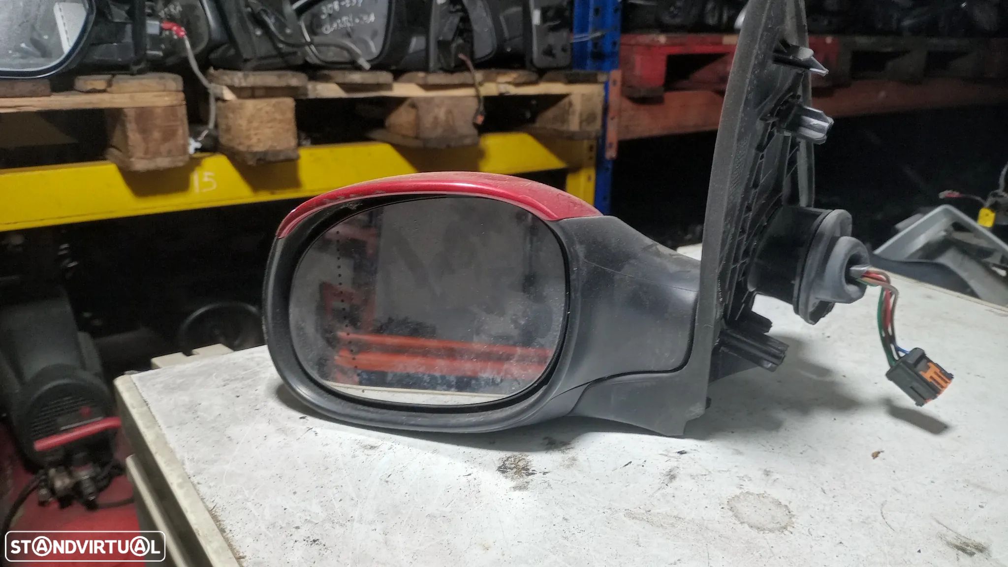 Retrovisor Peugeot 206 Esquerdo - 1
